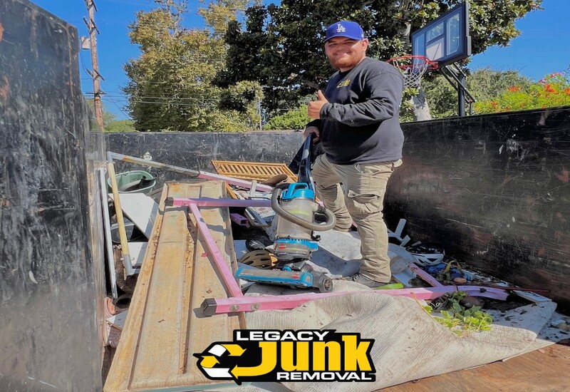 Junk Removal Expert Removing Junk