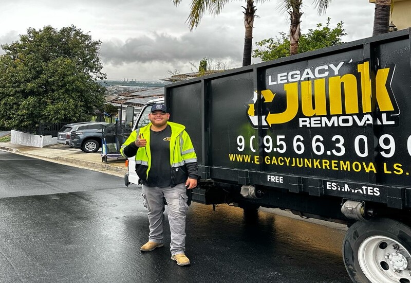 Junk Removal Expert with Truck